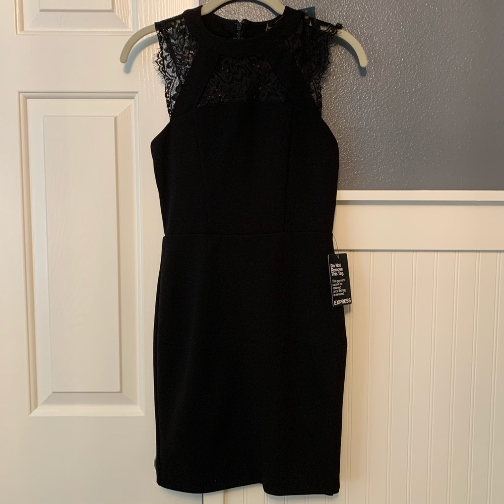 Express Bodycon Black Dress